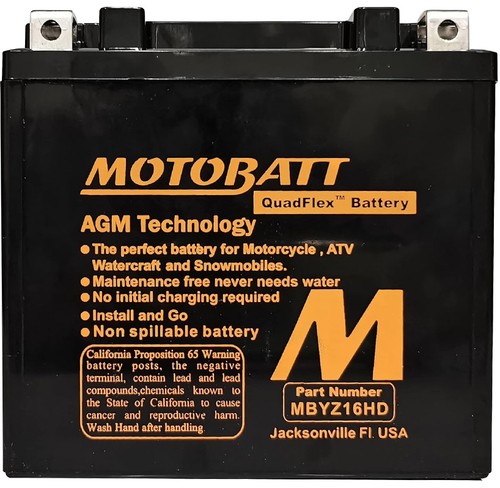 Mbyz16hd batteria motobatt - mbyz16hd,